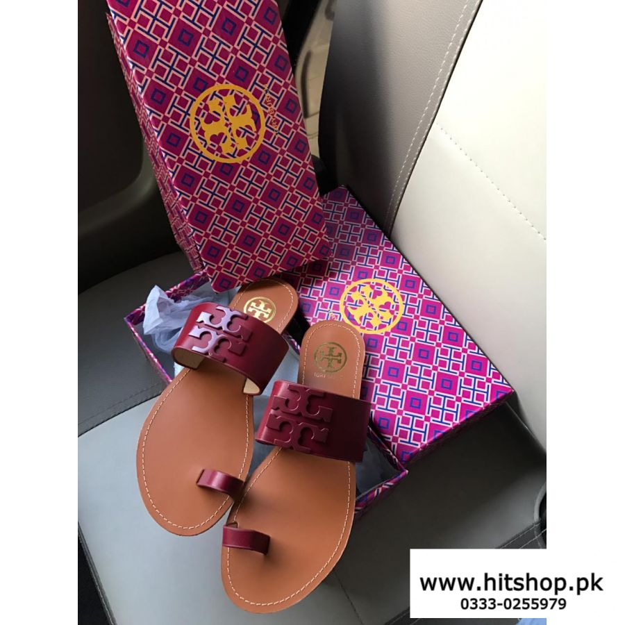 Stylish Women Fancy Slipper Mehroon